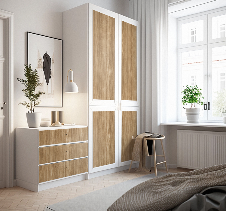 Adhésif meuble bois de veines - TenStickers