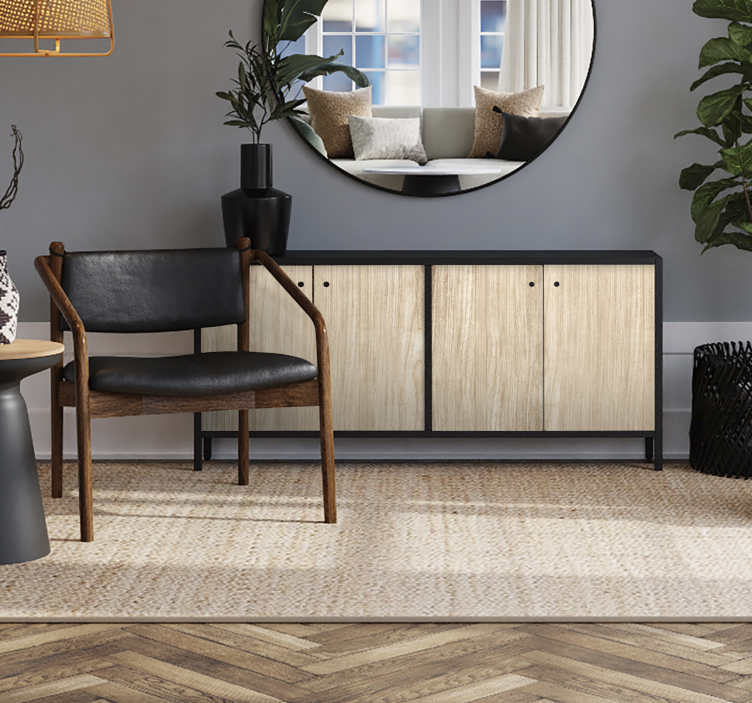 Adhésif meuble effet bois clair - TenStickers