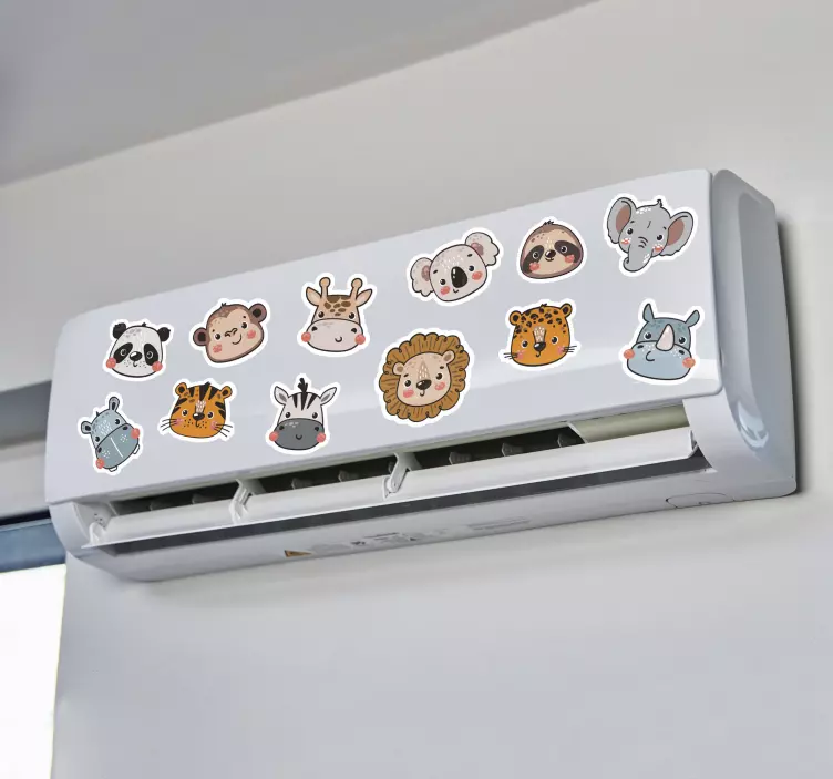Sticker pour climatiseur animaux - TenStickers