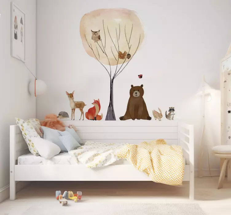 Sticker Animaux de la forêt - TenStickers