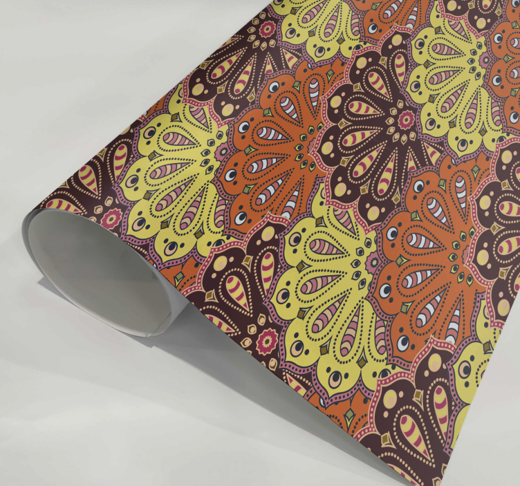 Sticker cuisine mandalas abstraits - TenStickers