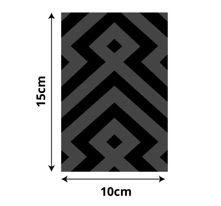 Sticker Sol gris géométrique - TenStickers