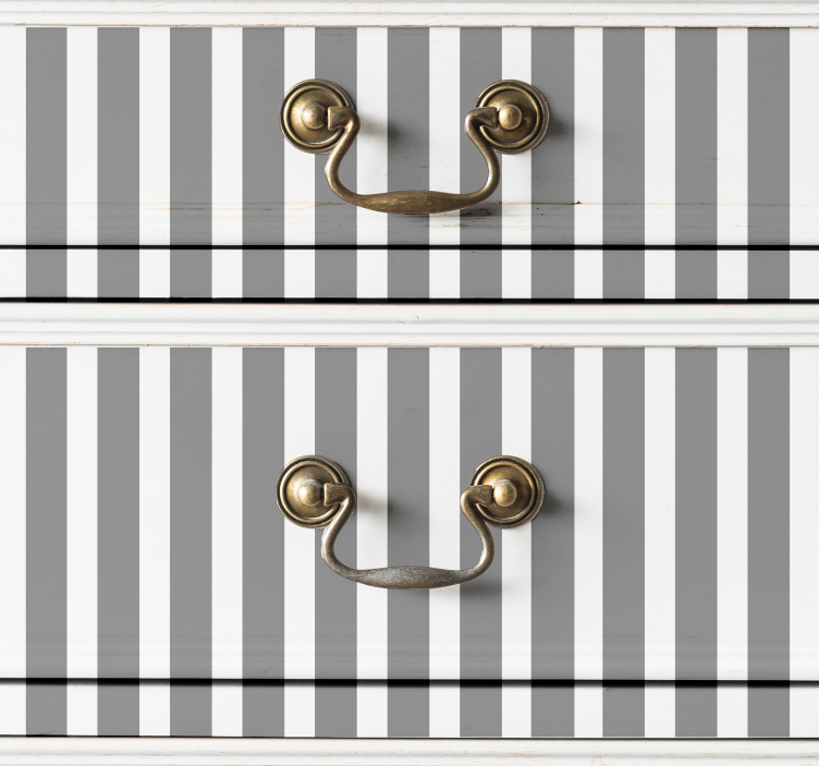 Sticker Meuble Lignes Verticales - TenStickers