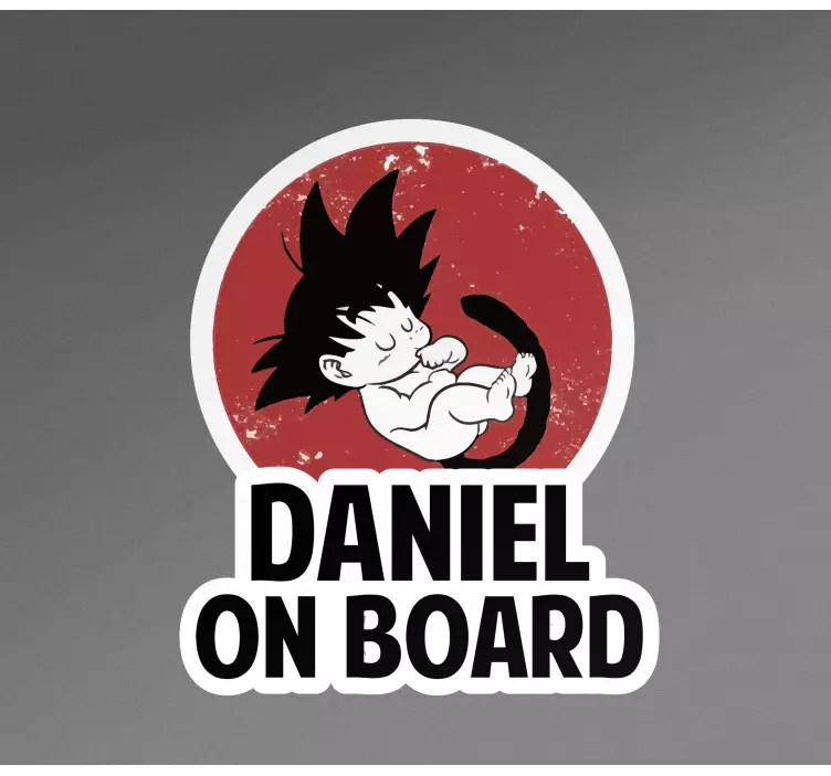 Autocollant bébé à bord design dans l'espace - TenStickers