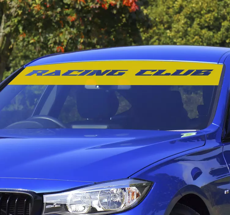 Autocollant voiture pare-soleil personnalisé - TenStickers