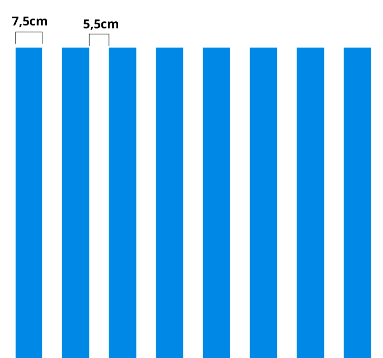 Sticker Meuble Lignes Verticales - TenStickers