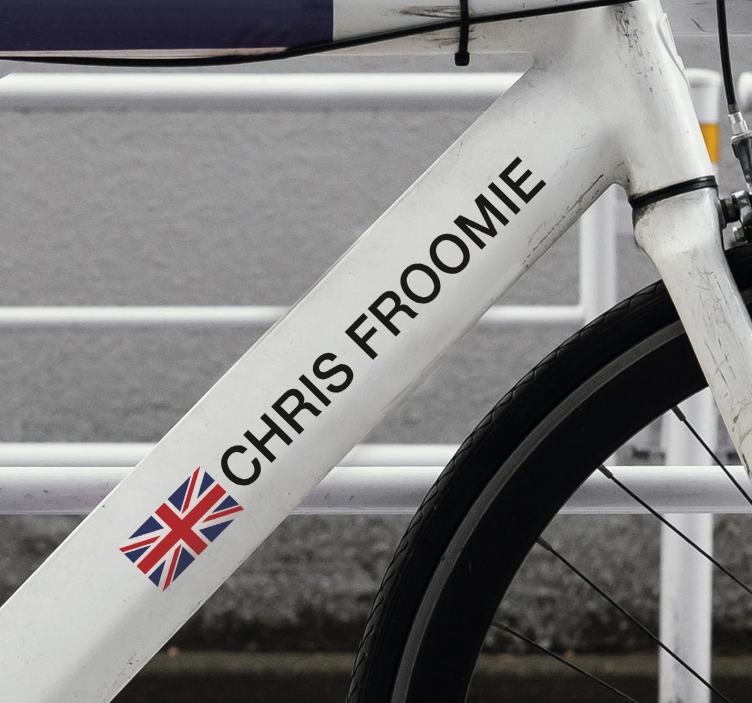 Sticker vélo bicyclette de route - TenStickers