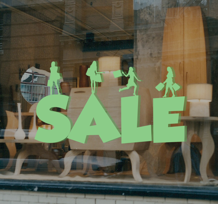 Sticker soldes autocollant de panneau de vente d'entreprise - TenStickers