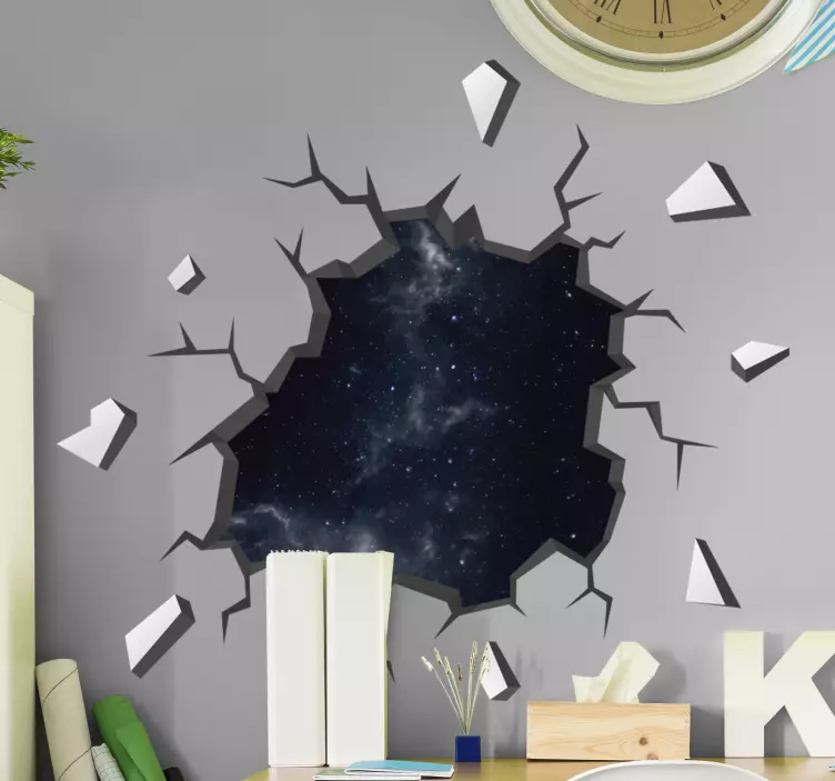 Ciel nocturne 3d effets visuels adhesif deco - TenStickers