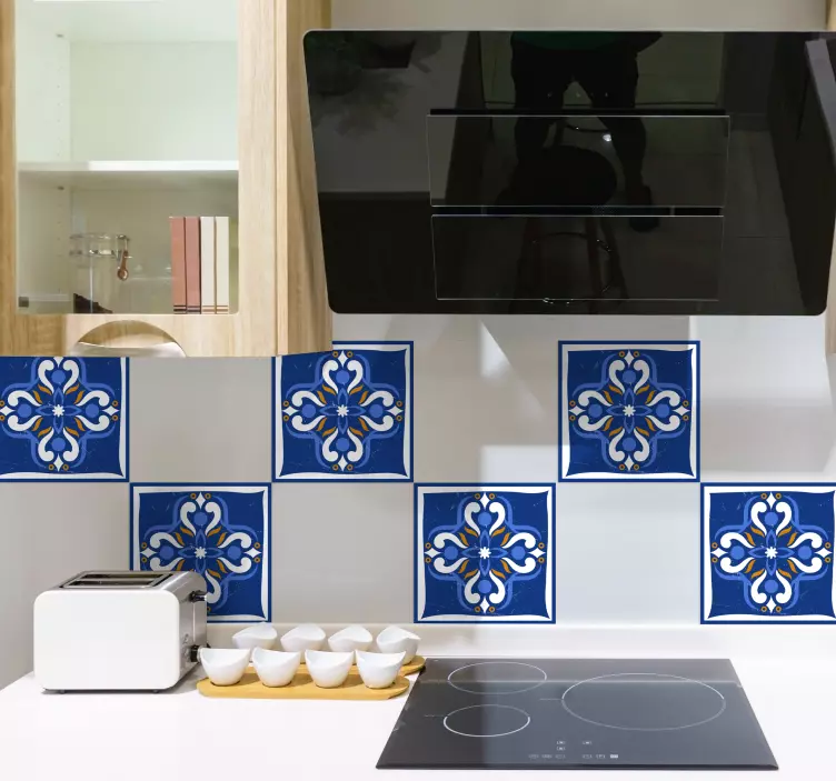 Sticker pour Carrelage Classique méditerranéen - TenStickers