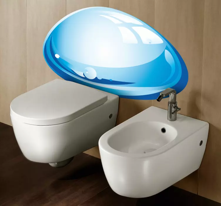 Autocollant goutte d'eau - TenStickers