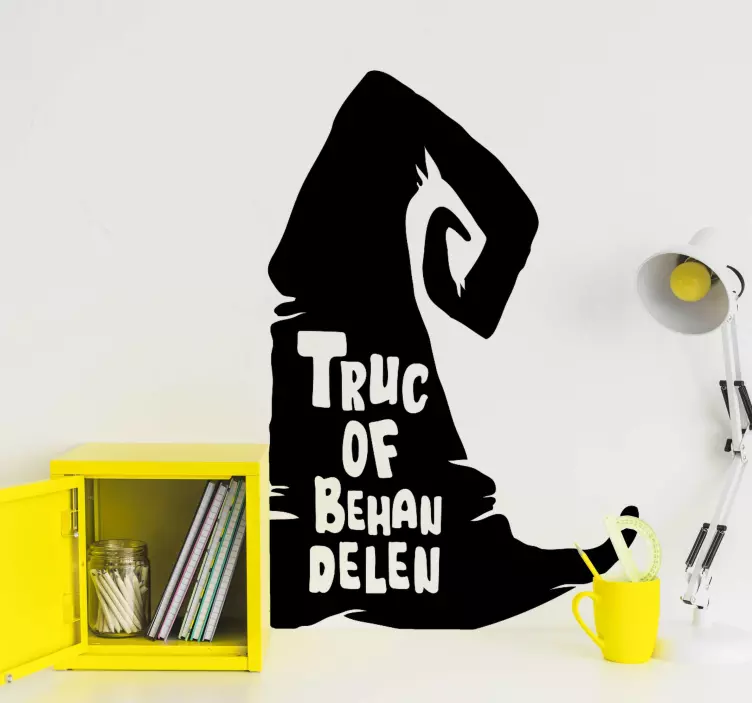 Sticker Halloween Des bonbons ou un sort - TenStickers