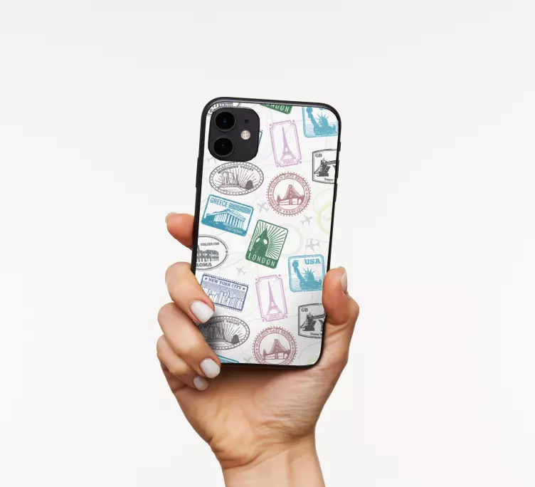 Autocollant iphone billets d'avion - TenStickers