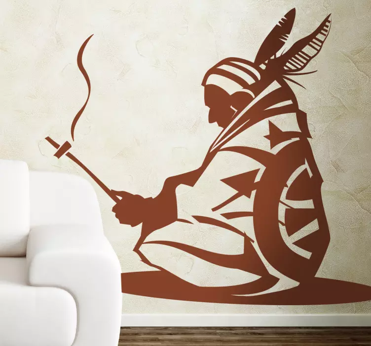 Autocollant mural chef indien - TenStickers