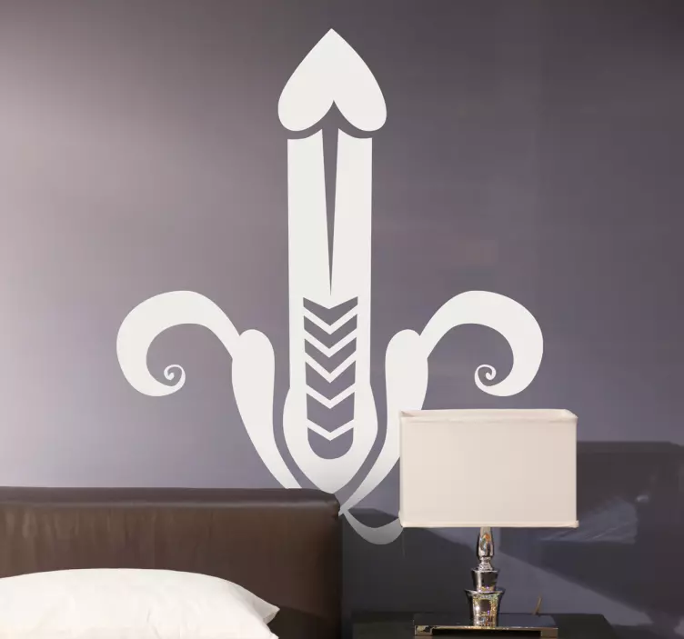 Autocollant mural illustration pénis abstrait - TenStickers