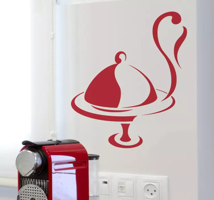 Autocollant mural plateau repas - TenStickers