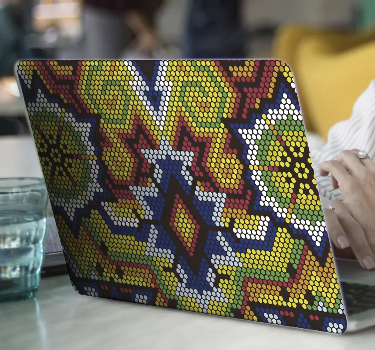 Autocollant Ordinateur Art Méxicain - TenStickers