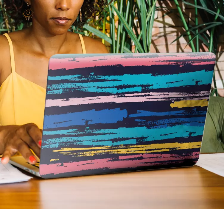 Autocollant Ordinateur Ornements picturaux - TenStickers