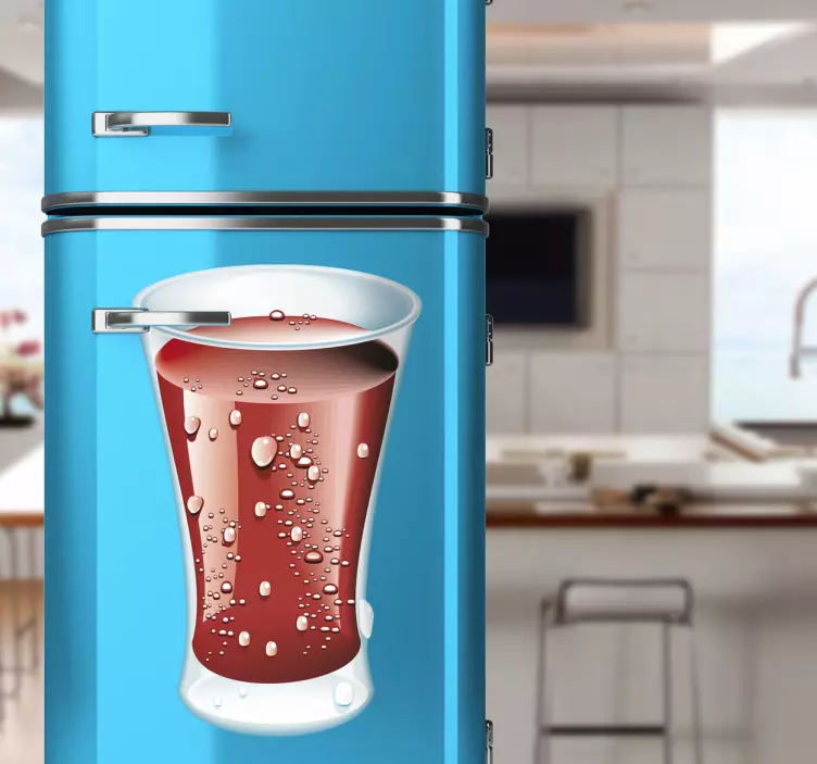 Autocollant verre de cola - TenStickers