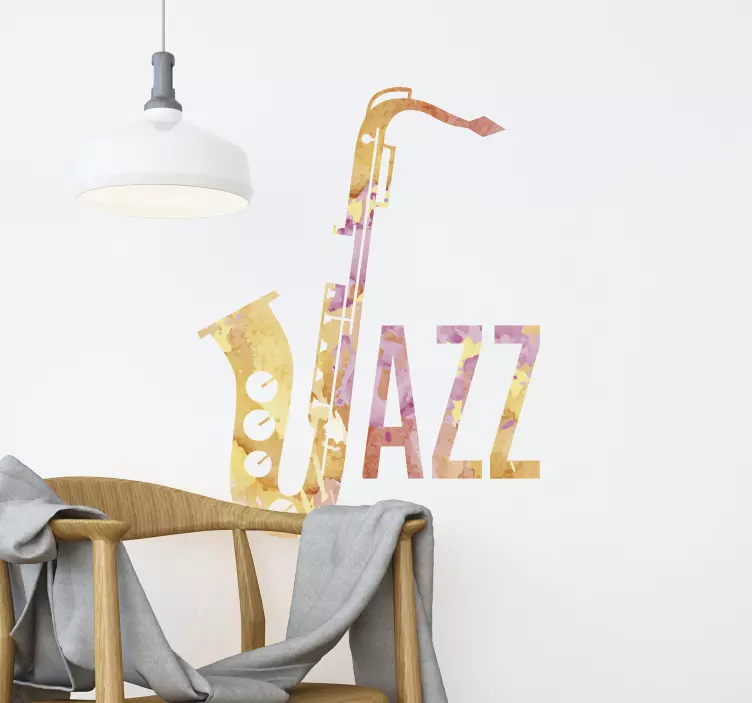 Sticker mural jazz pour vous - TenStickers