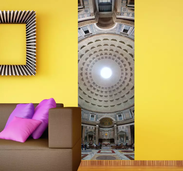 Photo murale vue panoramique Panthéon - TenStickers