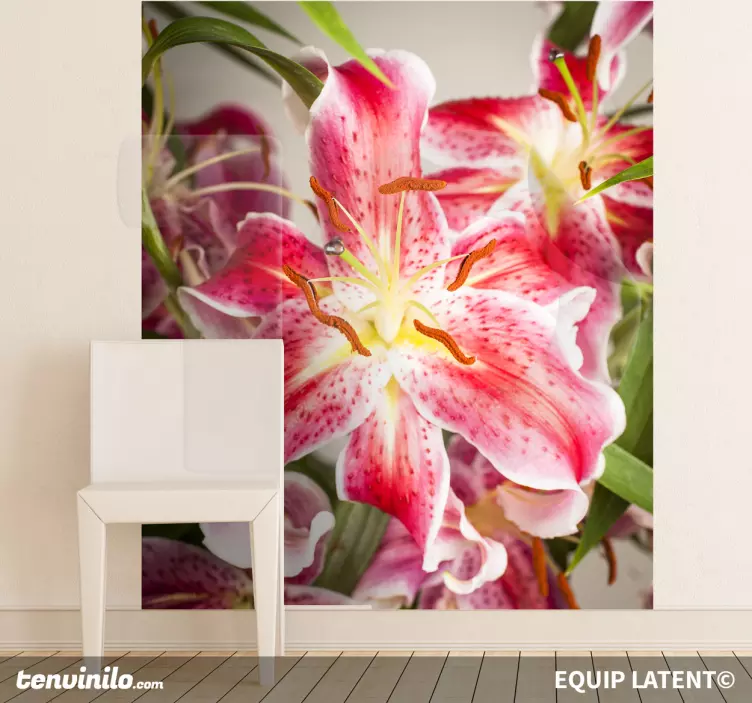 photo murale zoom fleur - TenStickers