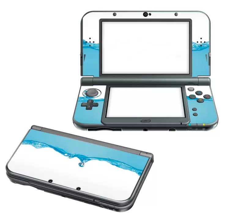 Sticker 3DS XL texture eau - TenStickers