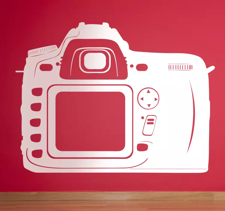 Sticker appareil photo vue arrière - TenStickers