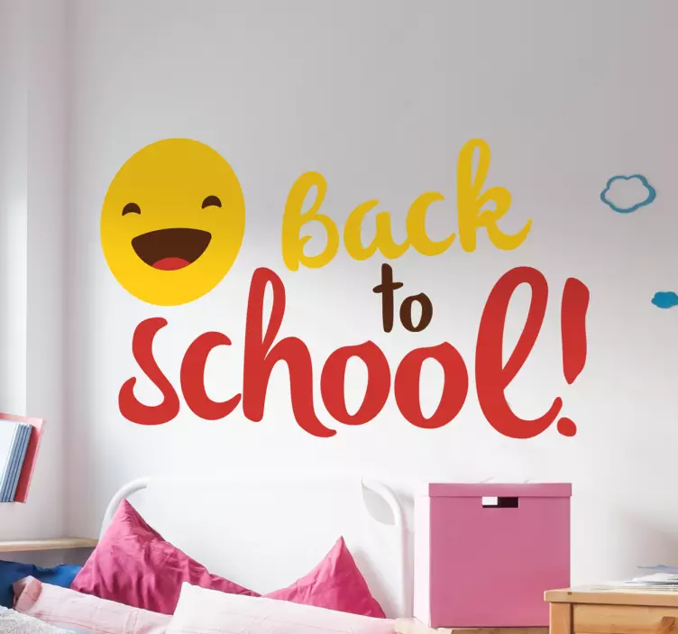 Sticker back to school Emoji - TenStickers
