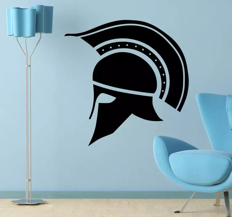 Sticker casque corinthien - TenStickers