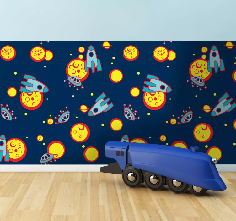sticker chambre enfant cosmos - TenStickers