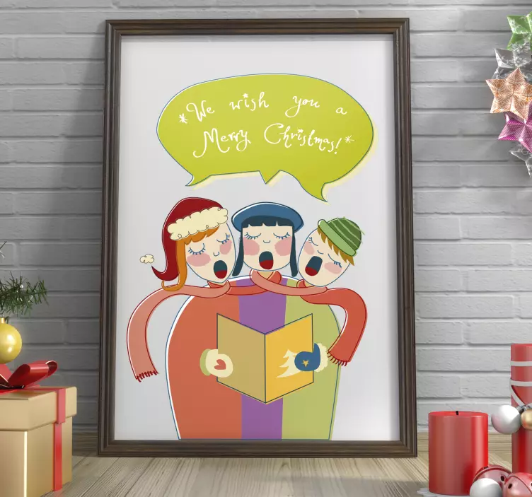 Sticker chorale trio - TenStickers