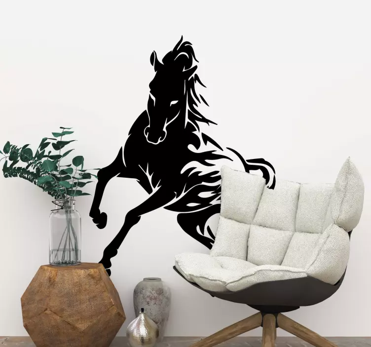 Sticker contour du cheval royal - TenStickers