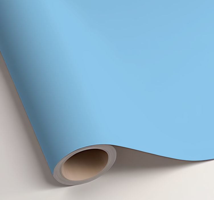 Sticker couleur uni bleu ciel mat - TenStickers