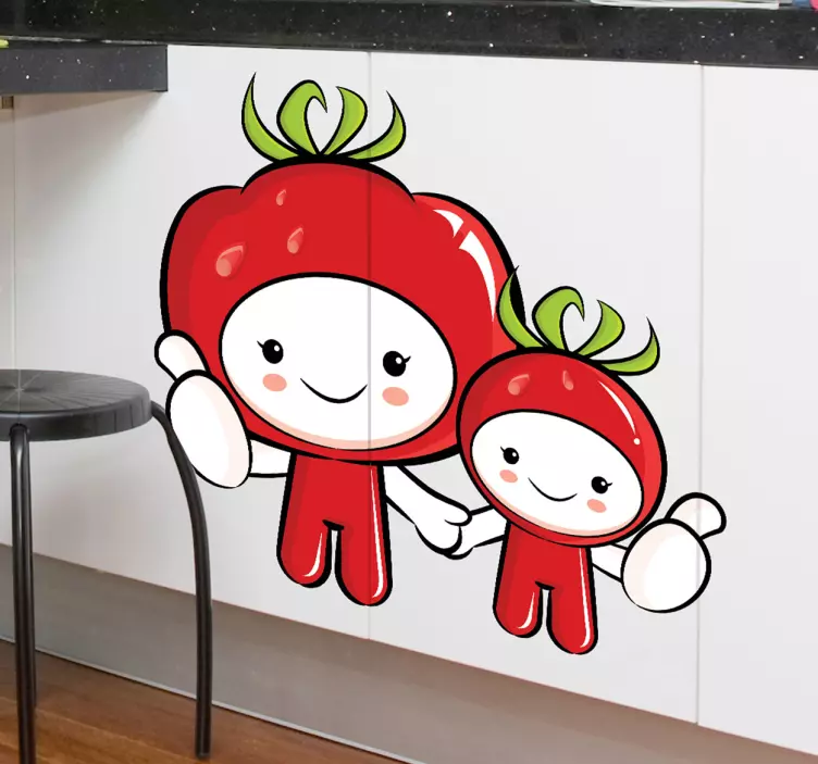 Sticker cuisine tomates - TenStickers