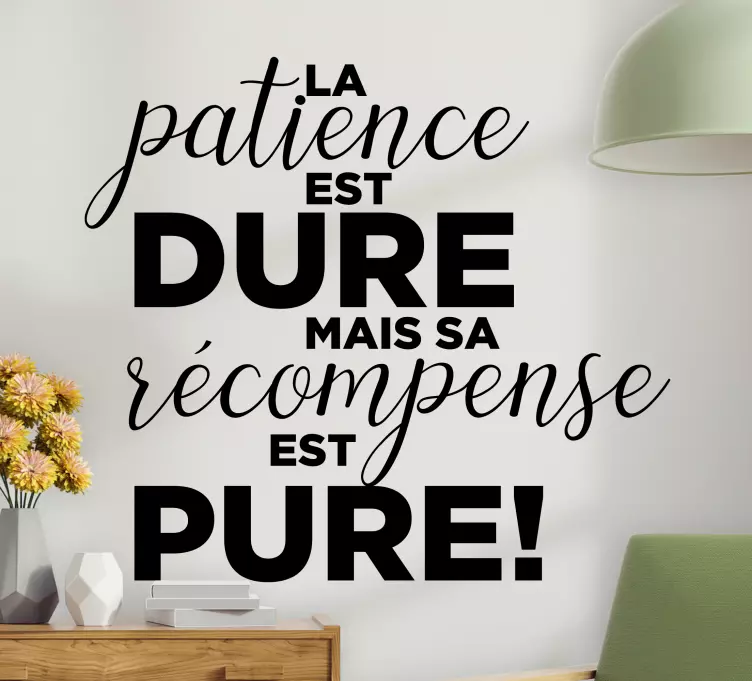 Sticker Motivation Récompense pure - TenStickers