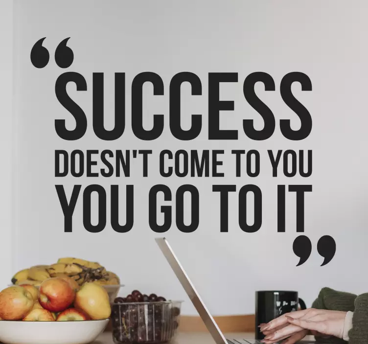 Sticker Motivation Succès grand design - TenStickers