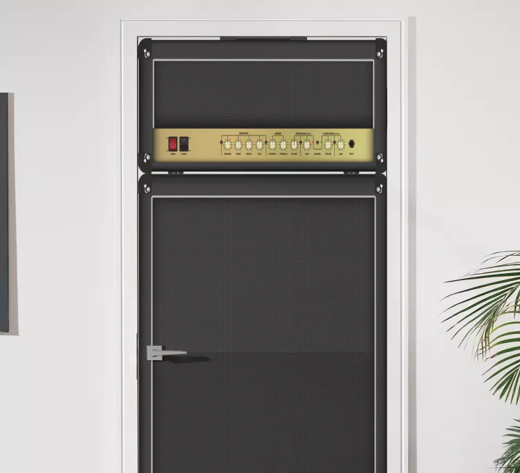 Sticker Porte Ampli guitare rock - TenStickers