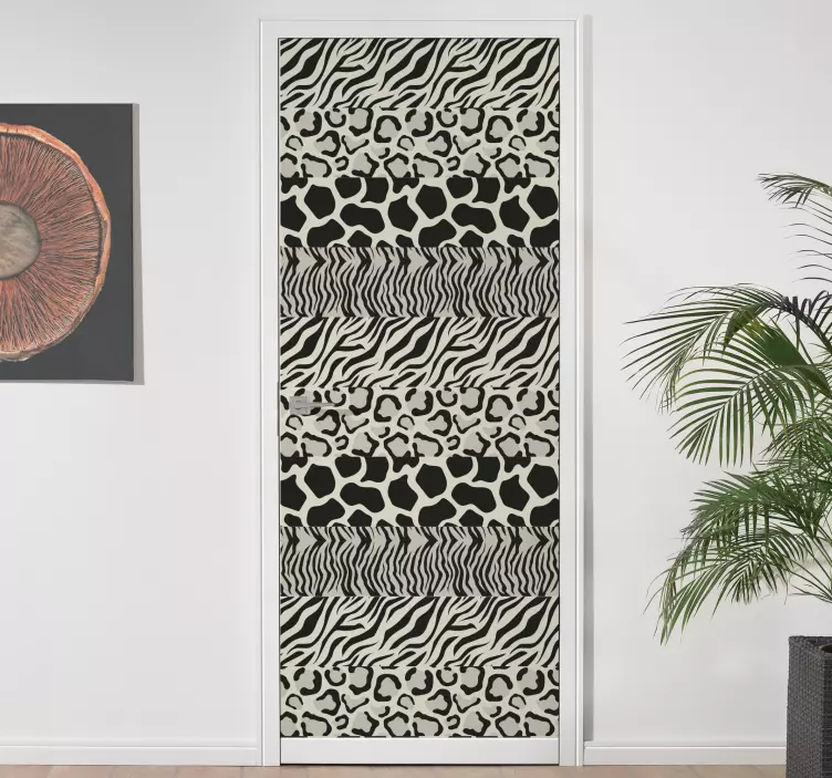 Sticker Porte Quatre modèles différents - TenStickers