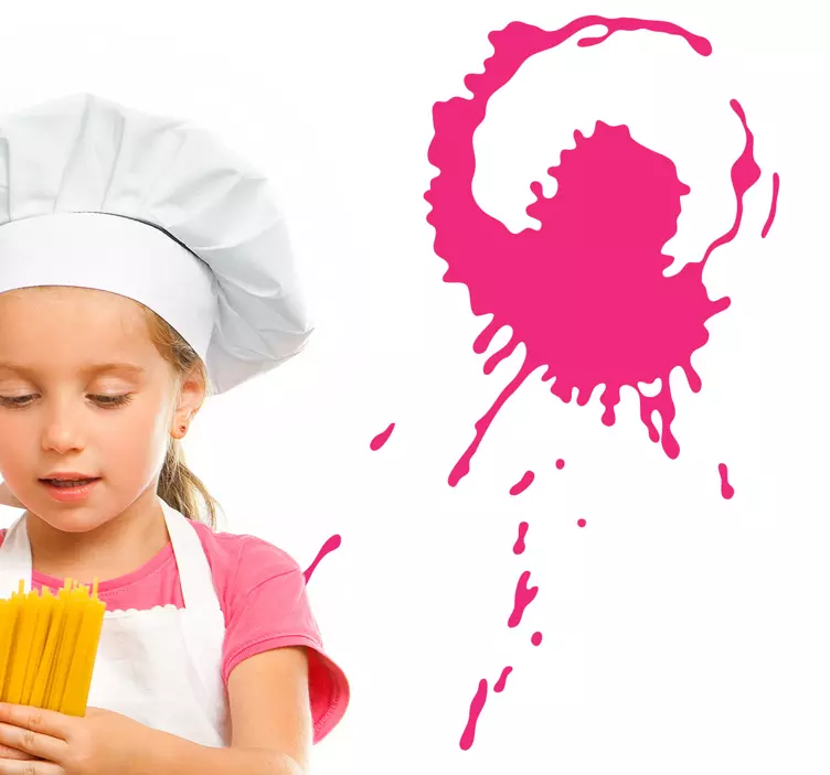 Sticker déco motif d'éclaboussure créatif - TenStickers