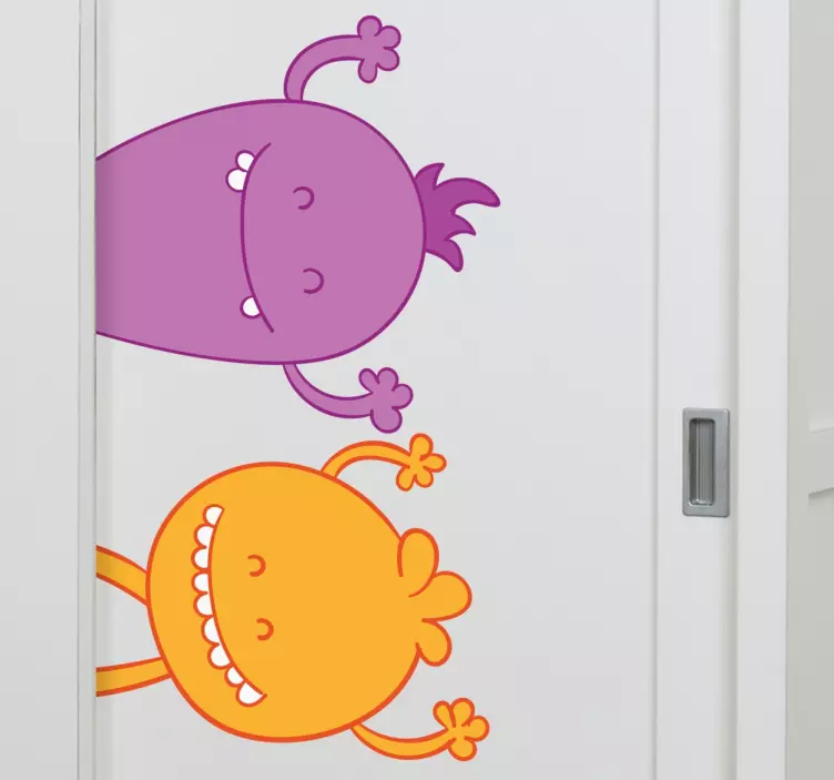 Sticker deux montres armoire - TenStickers