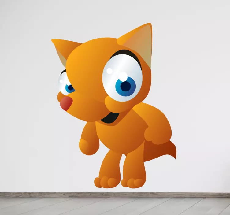 Sticker enfant animal renard - TenStickers