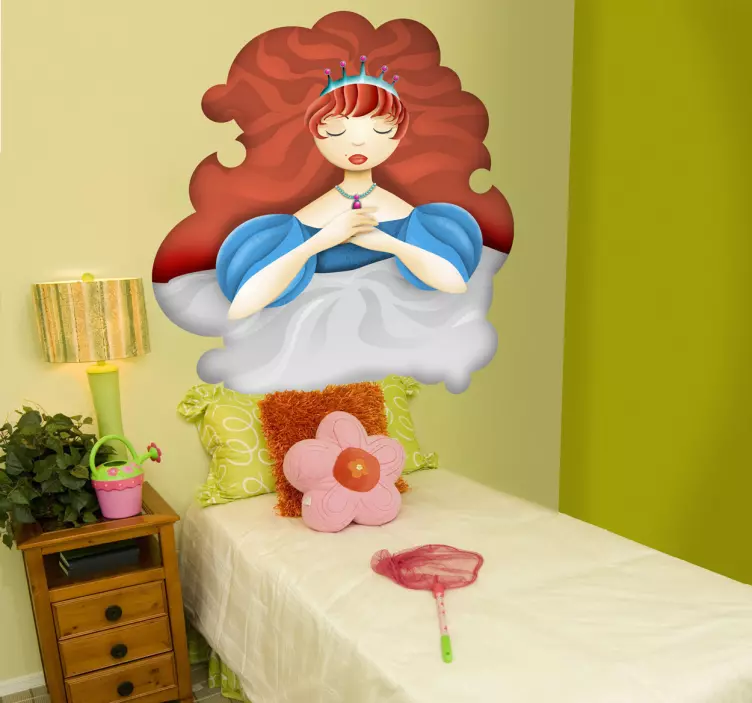 Sticker enfant belle dormant - TenStickers