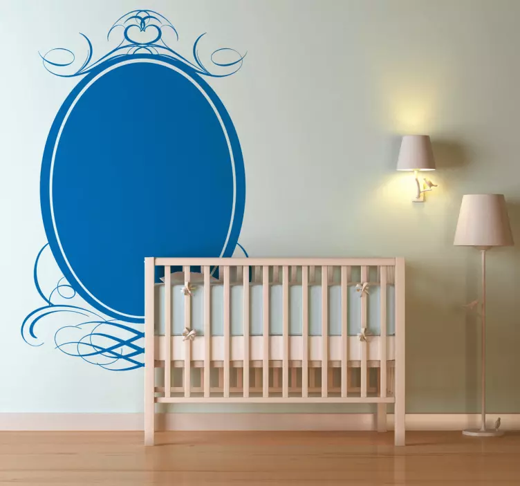 Sticker enfant cadre romantique - TenStickers