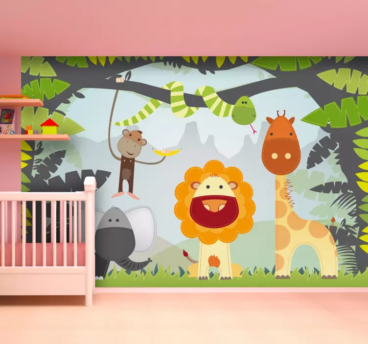 Stickers jungle enfant jungle - TenStickers