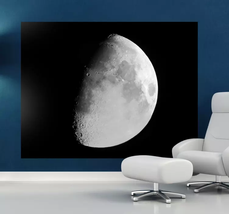 Sticker enfant lune espace - TenStickers