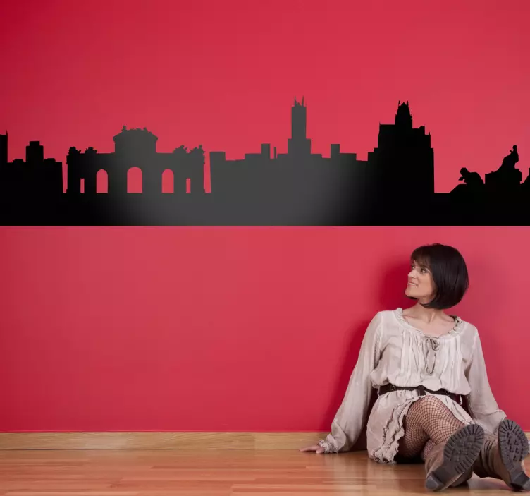 Sticker frise murale Madrid - TenStickers