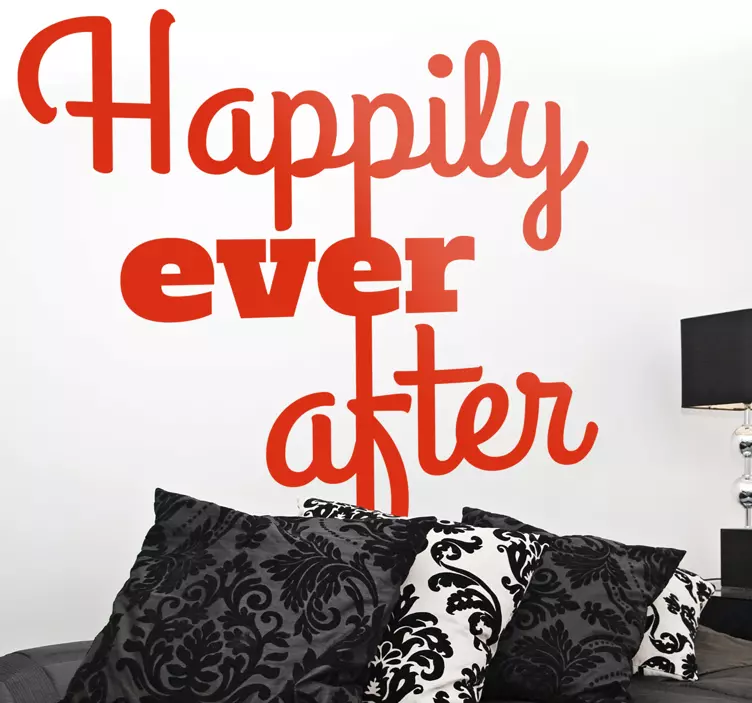 Sticker happily ever after - TenStickers