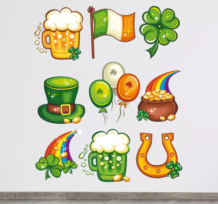Sticker kit Saint Patrick's - TenStickers