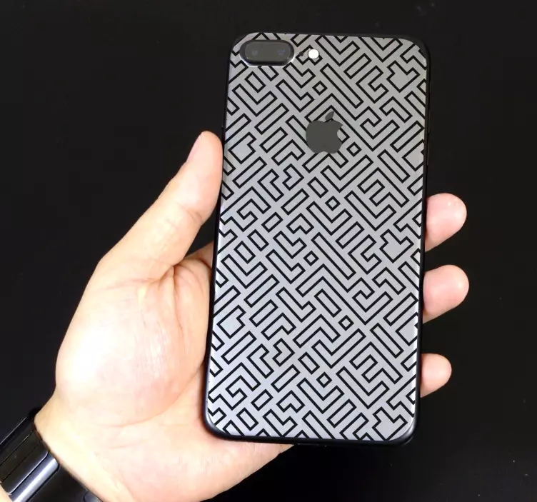 Sticker Ligne Style Labyrinthique - TenStickers